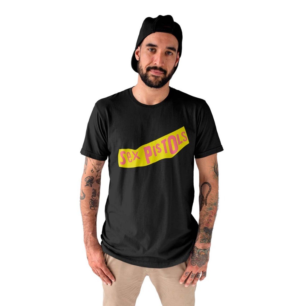 Camiseta Rock Punk Sex Psitols Punk Rock Logo Brands Algodão Premium Unissex
