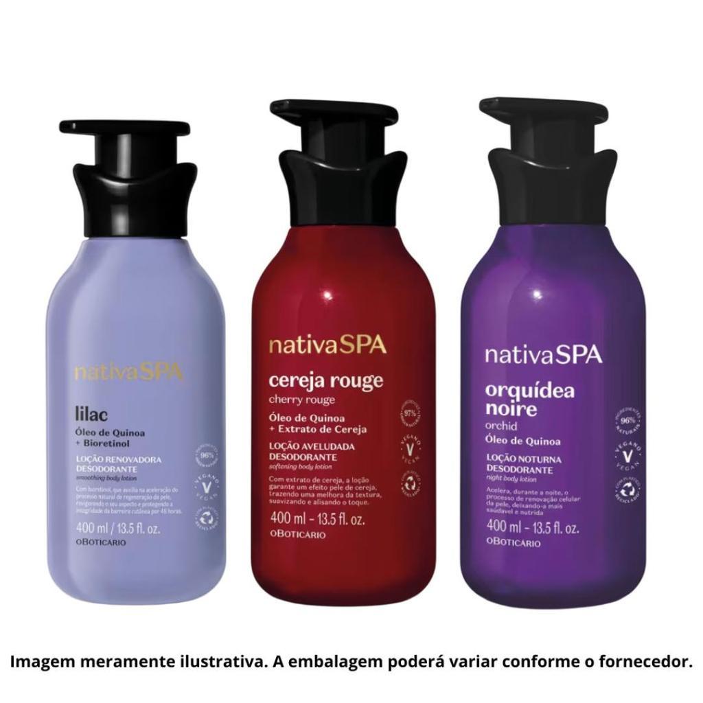 Kit Nativa Spa 3 Unidades – Cremes Hidratantes Corporais 400ml