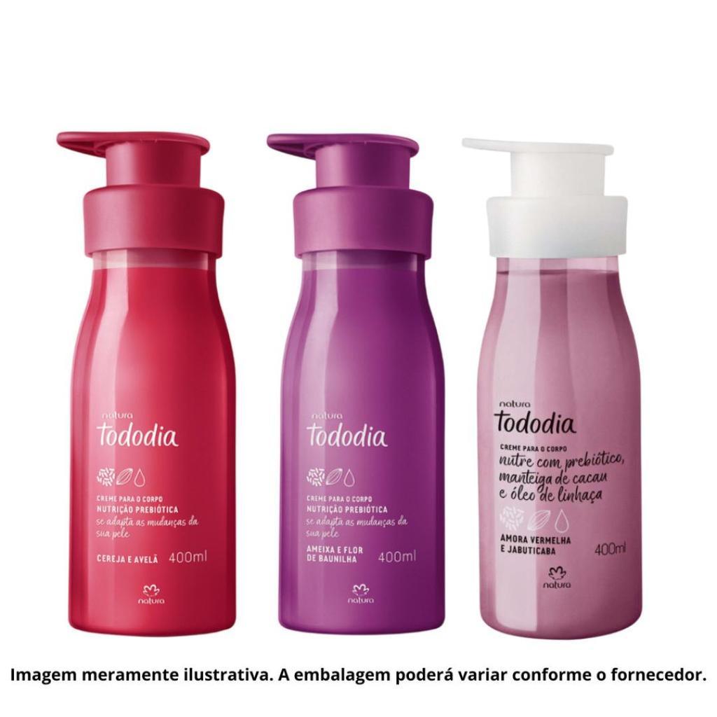 Trio de Hidratantes Corporais Tododia – Natura 400ml Cada