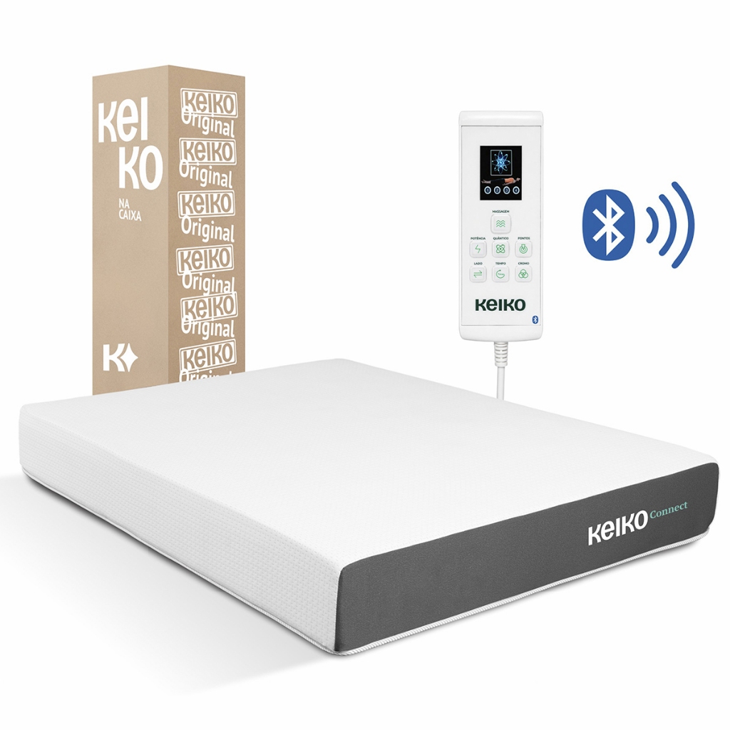 Colchão King Connect Com Molas D33 App De Massagem 25x193x203 Keiko