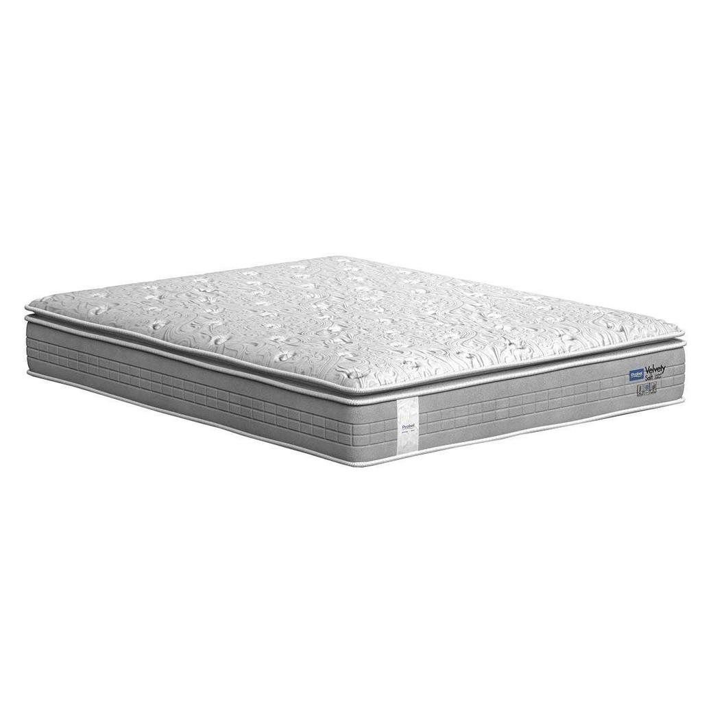 Colchão Casal c/ Vibro Massagem Ensacadas MasterPocket Velvety Soft Pillow Top (138x188x30) - Probel