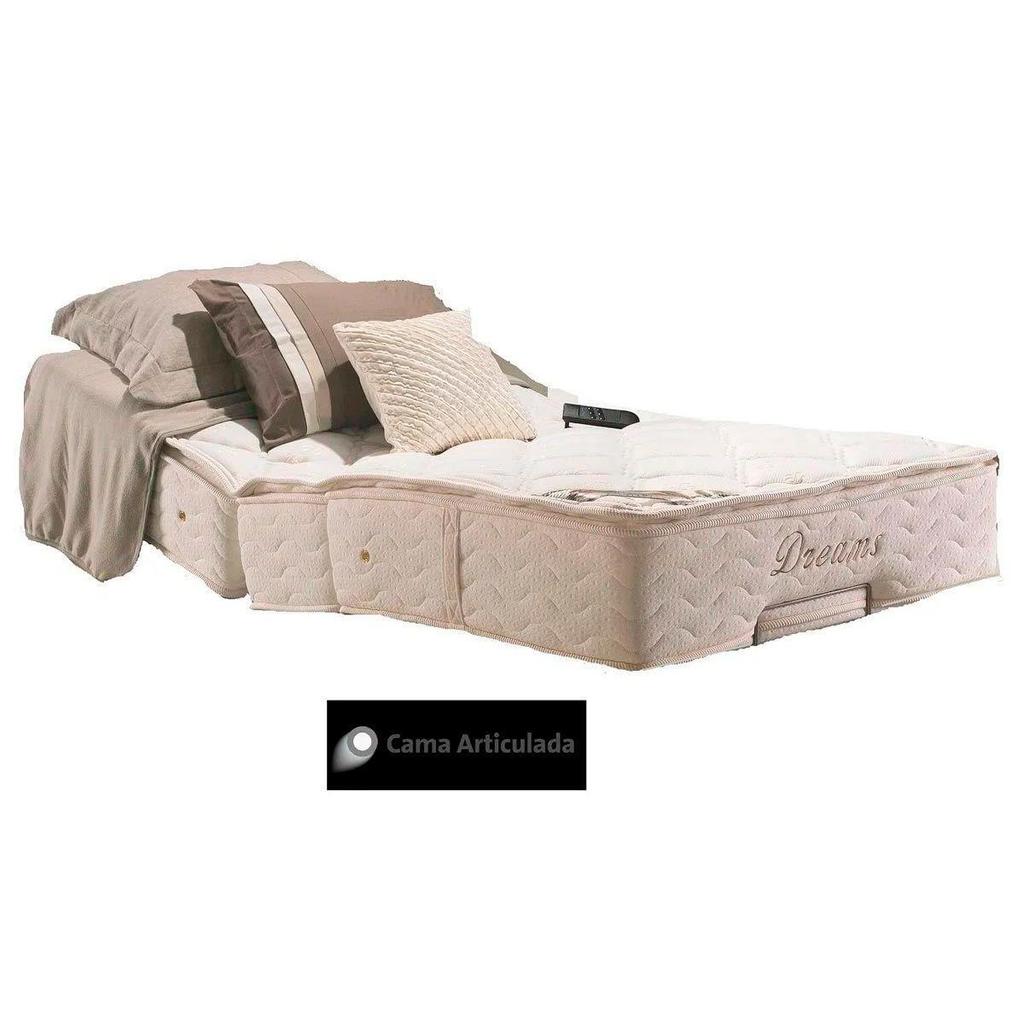 Colchão Twin Size-- 100x200x23 Molas Ensacadas MasterPocket MH 1430 Dreams c/ Massagem (Twin Size-- 100x200x23) - Herval