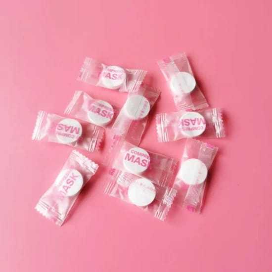 Kit 50 unidades Máscara Facial Comprimida - Kit 30 Diy Compressed Mask