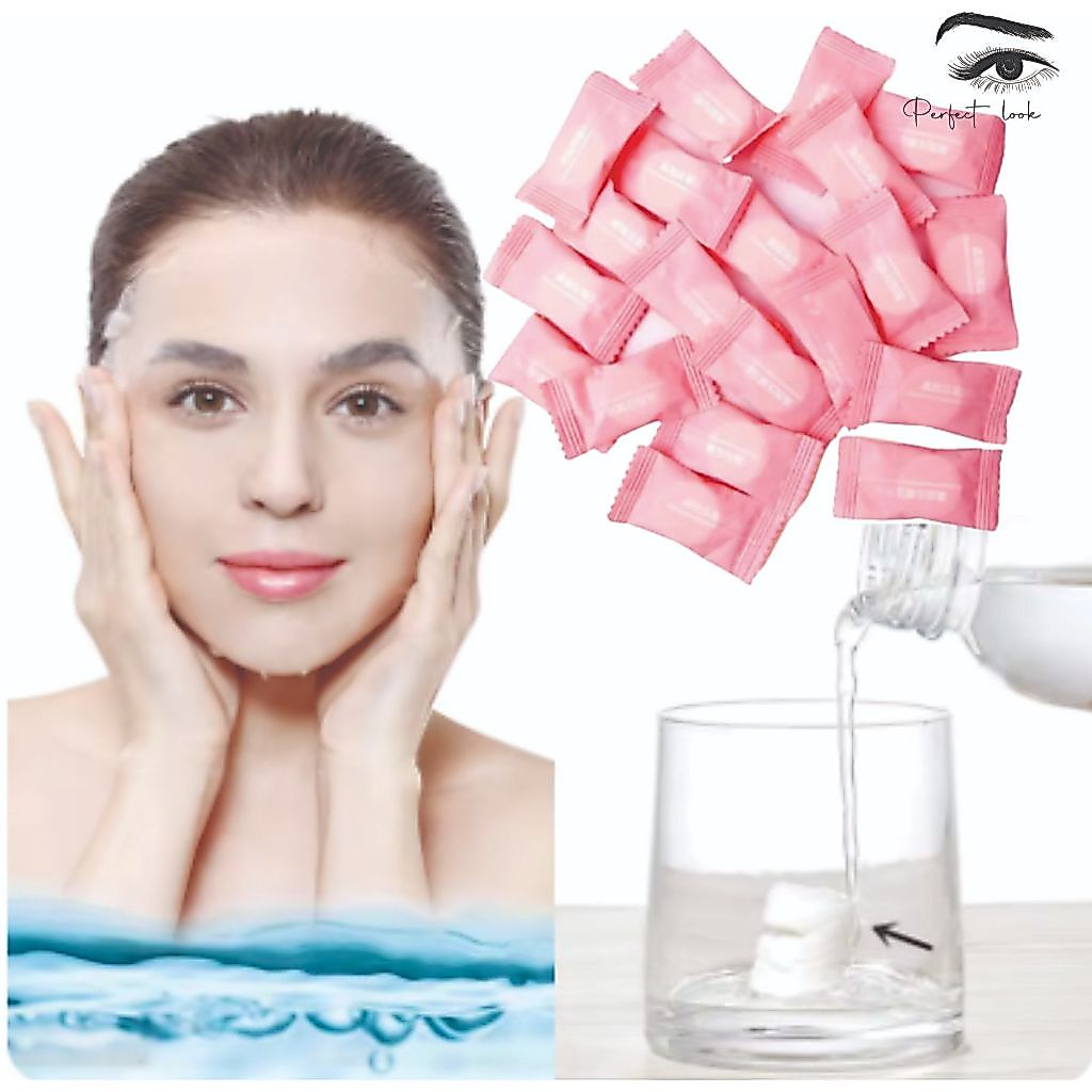 Máscaras Facial Desidratada Comprimido Compactada Para Skin Care 100 unidades DIY COMPRESSED