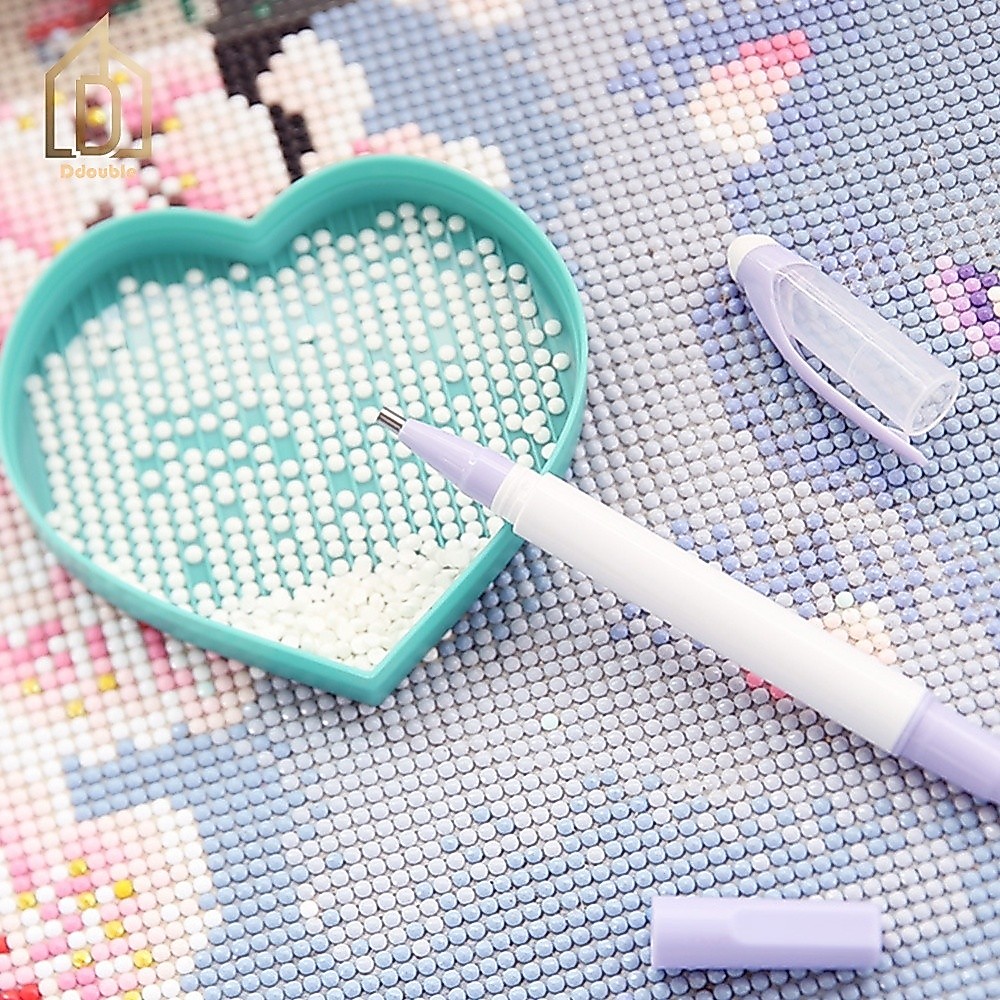 Canetas DIY Diamond Art Cortador De Cerâmica Roxo Dual End Home Craft [Ddouble.br]