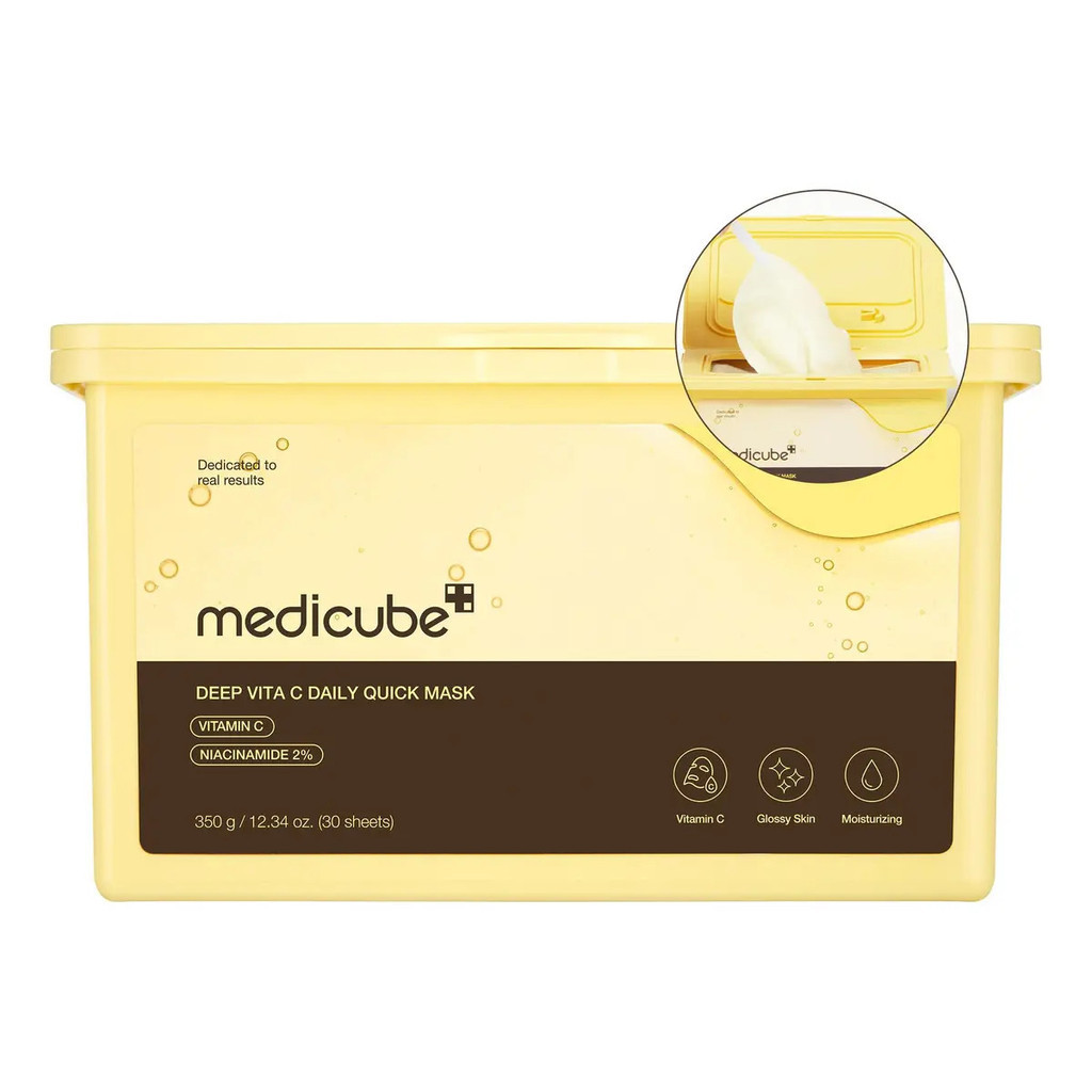 Máscaras Faciais Medicube Deep Vita C Daily Quick 30 Folhas