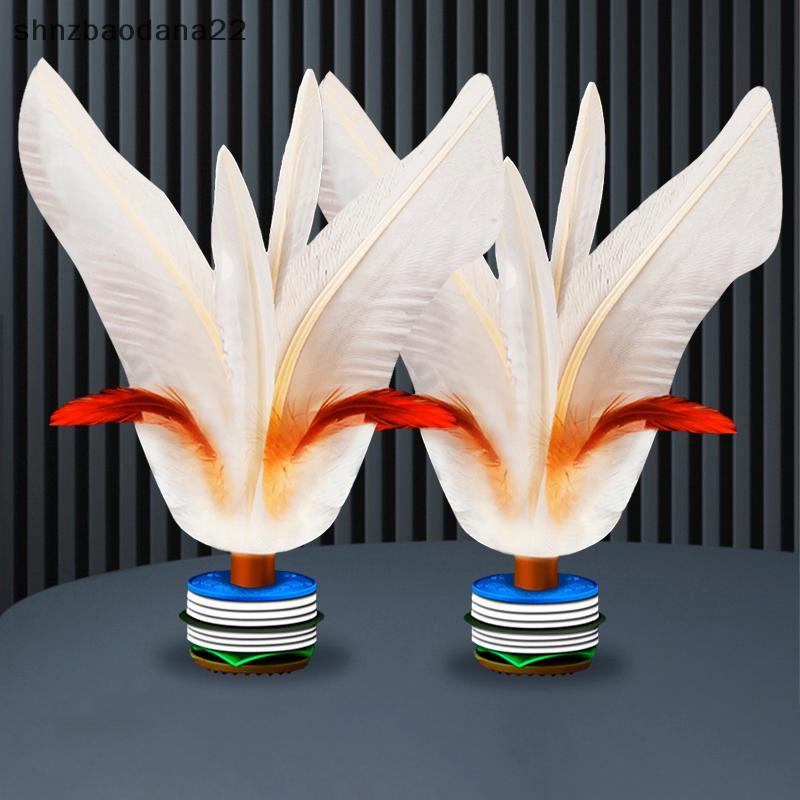 [Shnzd] Foot Ki Fancy White Goose Feather Shuttleco Para Exercícios Físicos China Fitness Entertainment EMKK