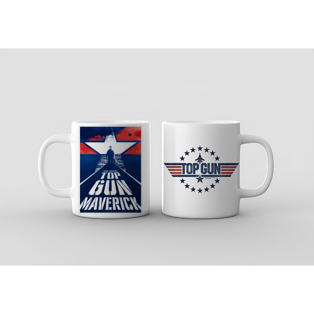 Caneca Top Gun Maverick Goose Logo Filme Nerd Geek Anime