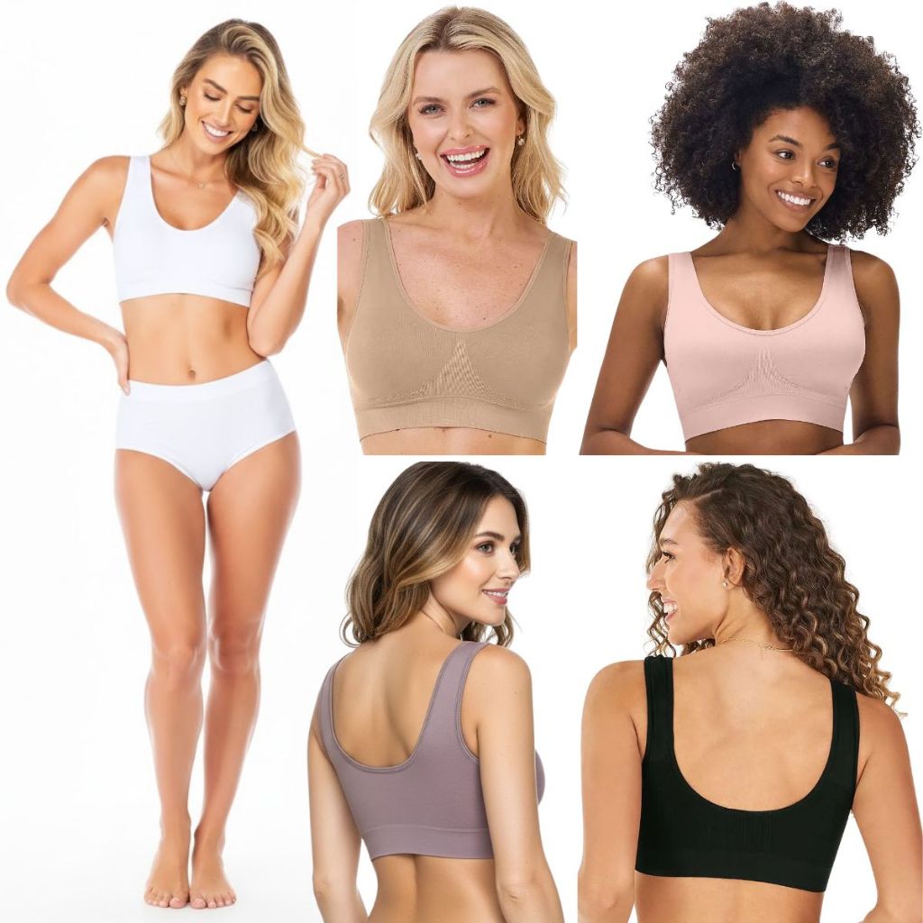 Top Com Bojo Removível Zee Rucci Sem Costura Liso Liso Preto Fitness Sport Corrida Firmeza