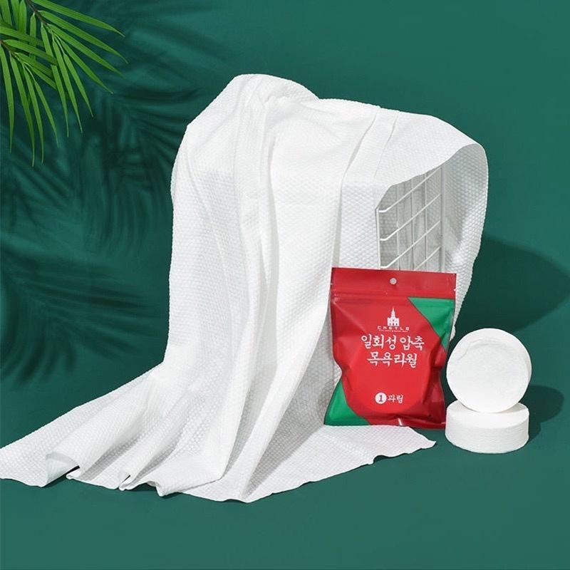 Toalha De Banho120cmx53Cm Comprimida Grande Portátil Para Viagem Ao Ar Livre