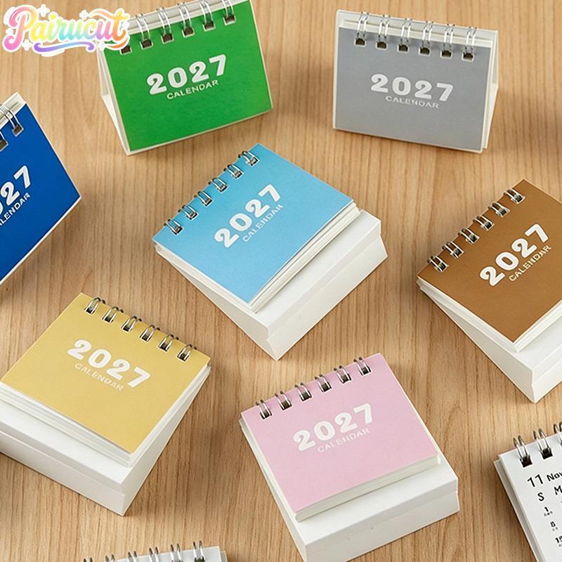Uiu 2027 Mini Calendário De Mesa Portátil Resistente À Água Thi Paper Ideal Para Home Office School Travel Ui