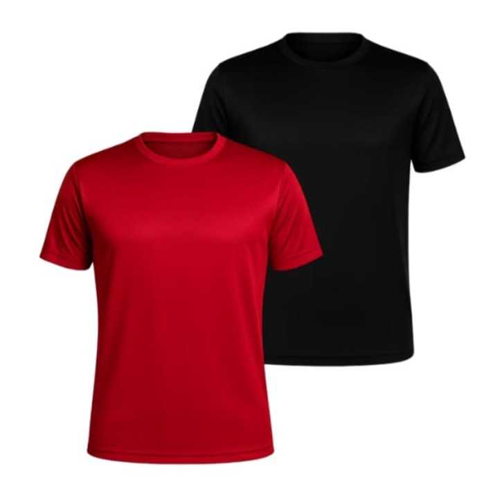kit 2 Polera Dry Fit Masculina Deportiva Hombre Gym Fitness Running Transpirable