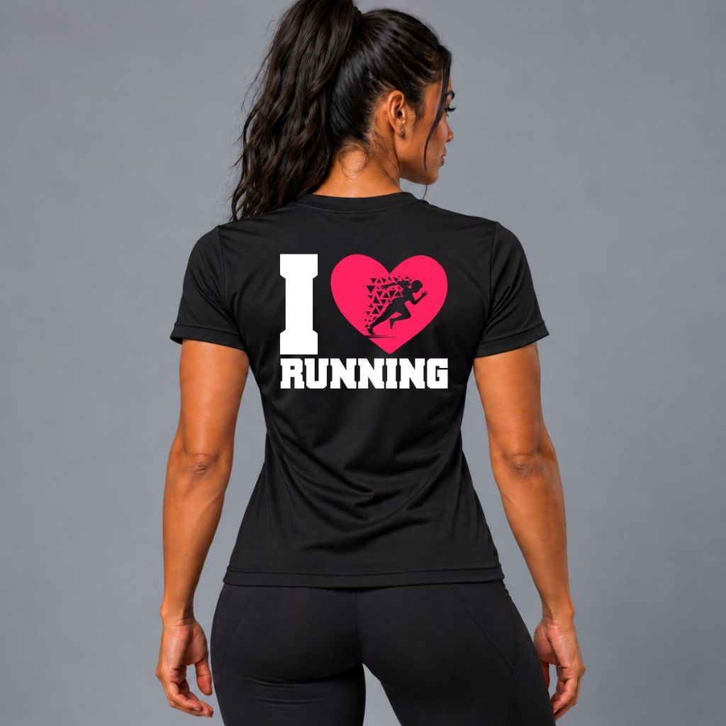 Camiseta Babylook Dryfit Feminina Corrida Running Academia Treino Fitness Esportiva Premium