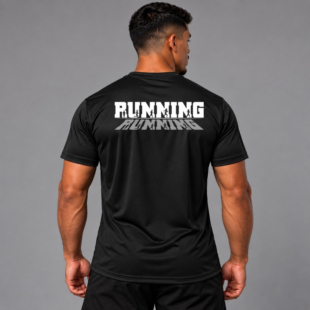 Camiseta Dryfit Masculina Corrida Running Treino Academia Fitness Esportiva Premium Manga Curta