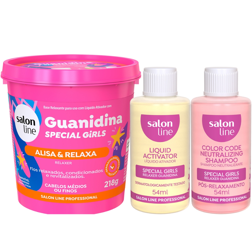 Relaxamento Guanidina Special Girls Salon Line Alisa Relaxa