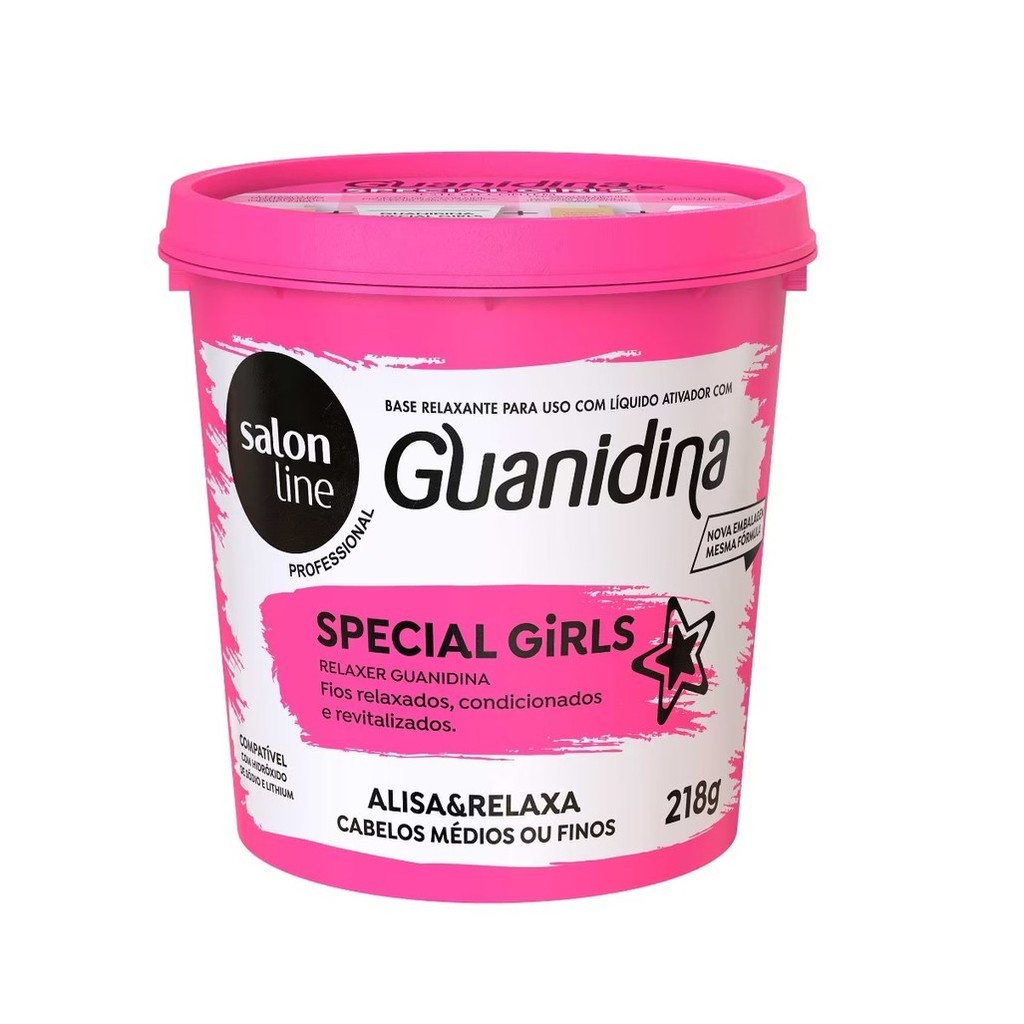 Salon Line Guanidina Special Girls Cabelos Médios/Finos 218g