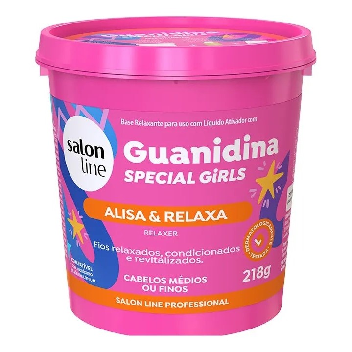 Kit Guanidina Relaxer Girls Special - Salon Line