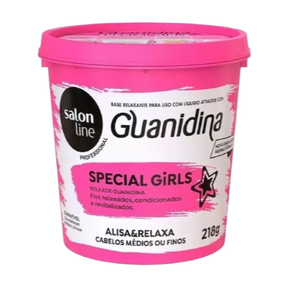 Guanidina Special Girls Relaxer Salon Line 218gr