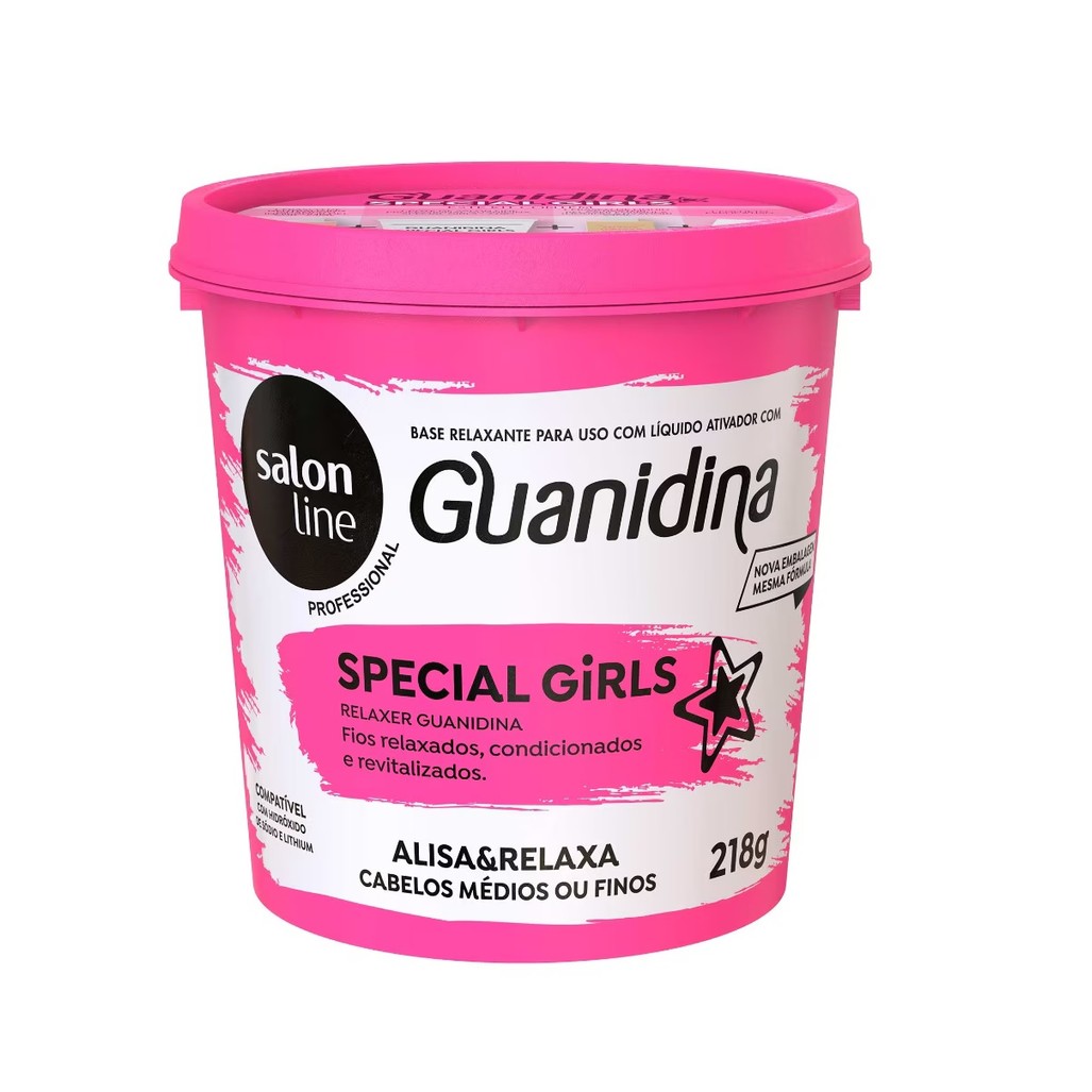 Salon Line Guanidina Special Girls Cabelos Médios/Finos 218g