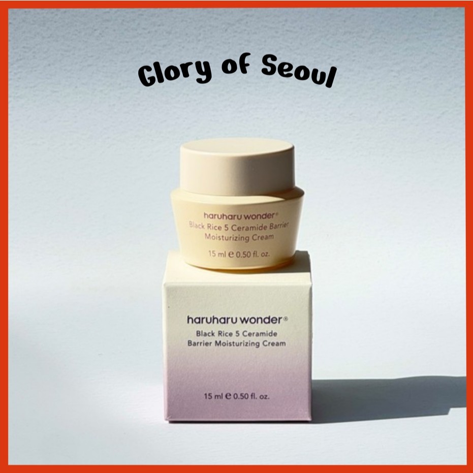 [MINI] HARUHARU WONDER Black Rice 5  Ceramide Barrier Moisturizing Cream 15ml