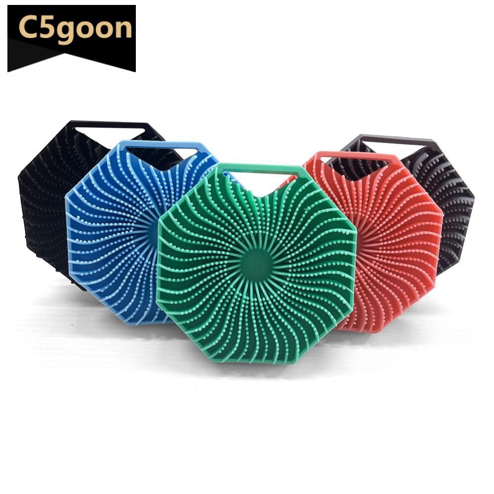 C5GOON Escova De Banho Corporal De Silicone Macio Com Alça Ergonômica Portátil Chuveiro Massagem Limpeza Esfoliante Ferr