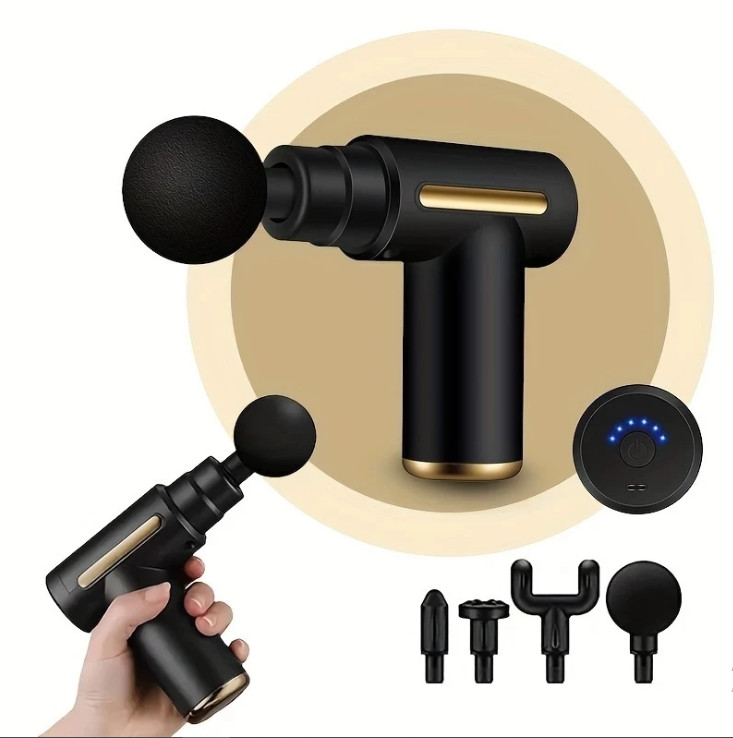 Massageador De Massagem Muscular De Alta Frequência Com Massageador Elétrico Profissional Portátil