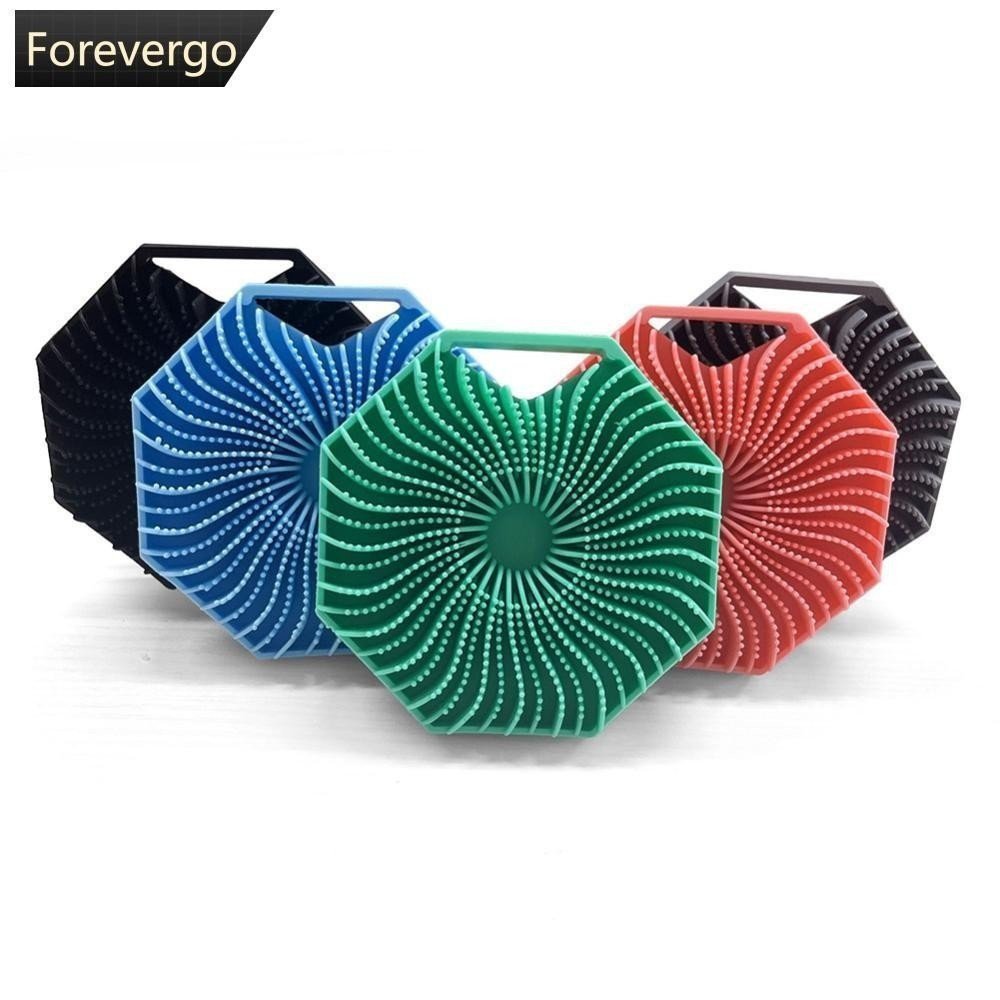 FOREVERGO Escova De Banho Para Corpo , Silicone Macio , Com Alça Ergonômica , Portátil , Massagem , Limpeza , Esfoliante
