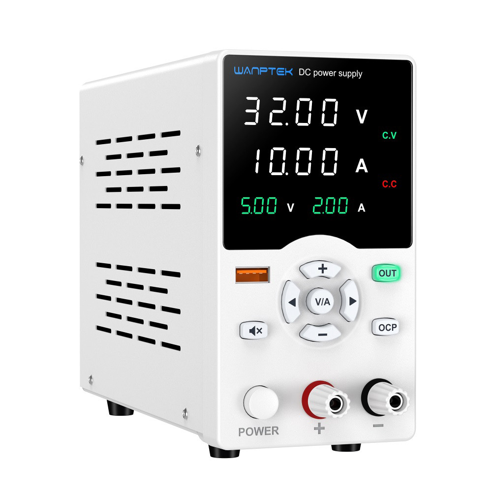 Fonte de Bancada Wanptek GC3010 32V 10A 320W Branco