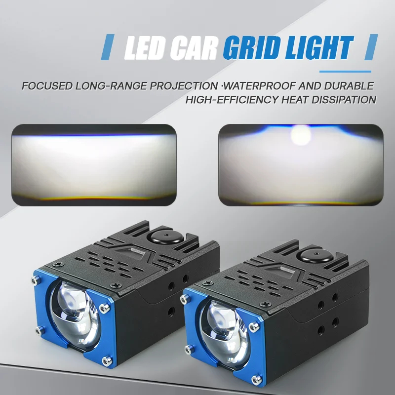 Carro ATV UTV Offroad Acessórios Da Motocicleta De Alta Potência LED Grade Luzes 320W Lente Do Projetor Nevoeiro Univers