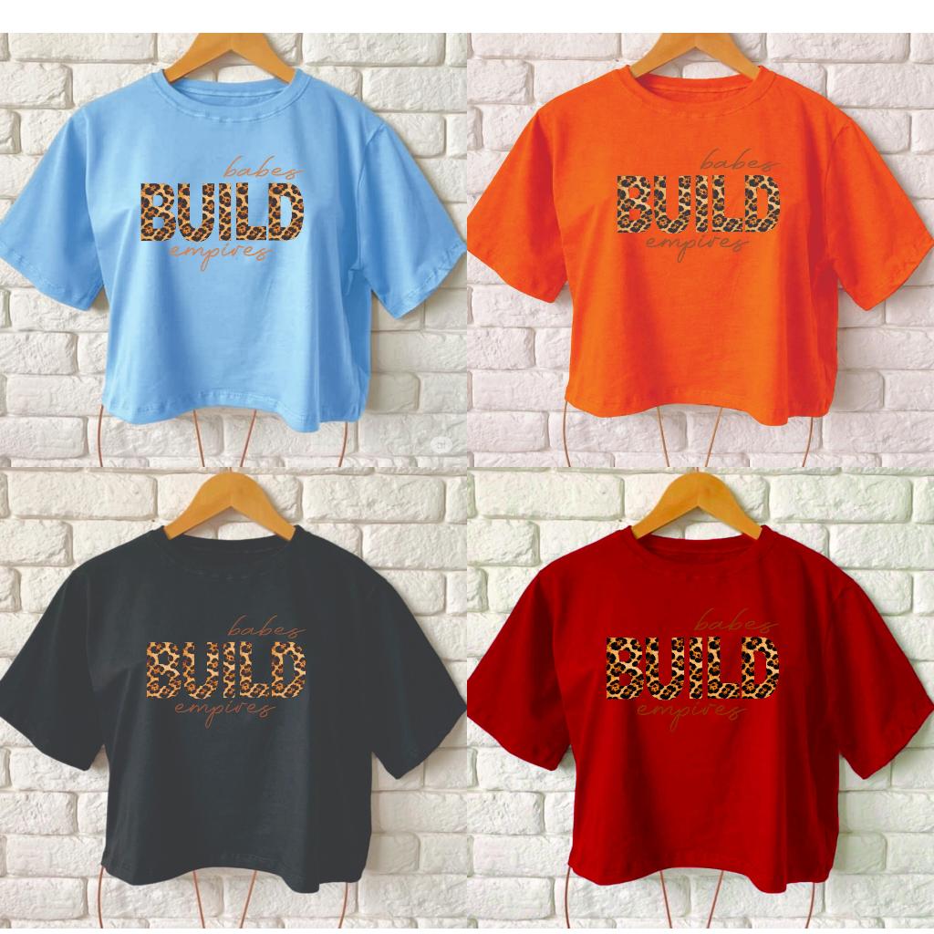 Blusa Cropped build onça Plus Size até o 64 moda feminina verão primavera