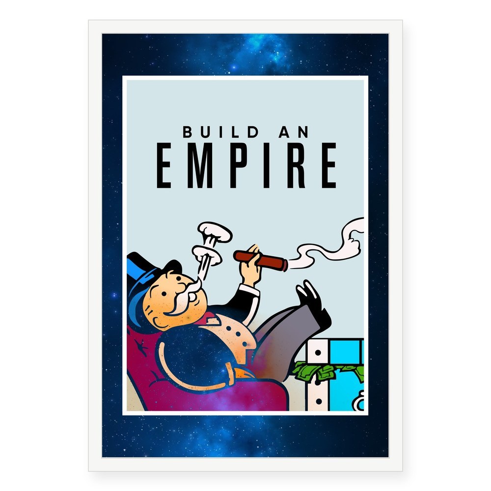 Quadro Decorativo Build An Empire Quarto Ambiente Casa