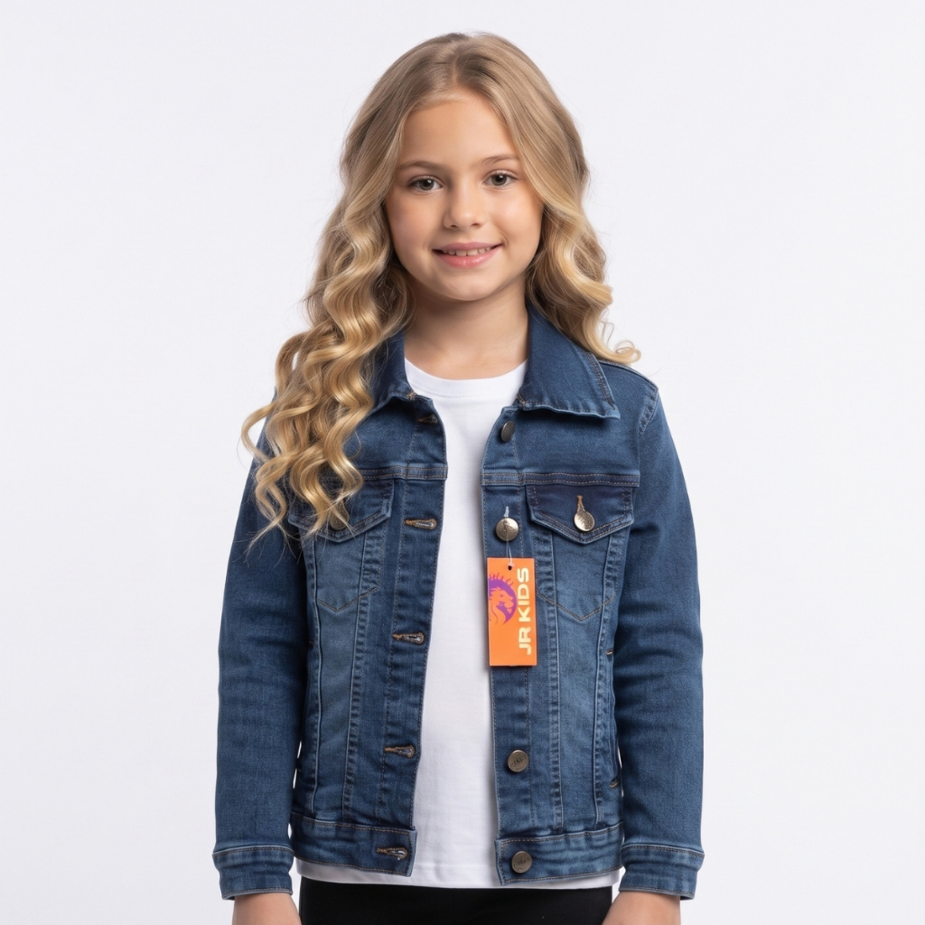 Jaqueta Jeans Infantil com Muito Conforto e Elasticidade