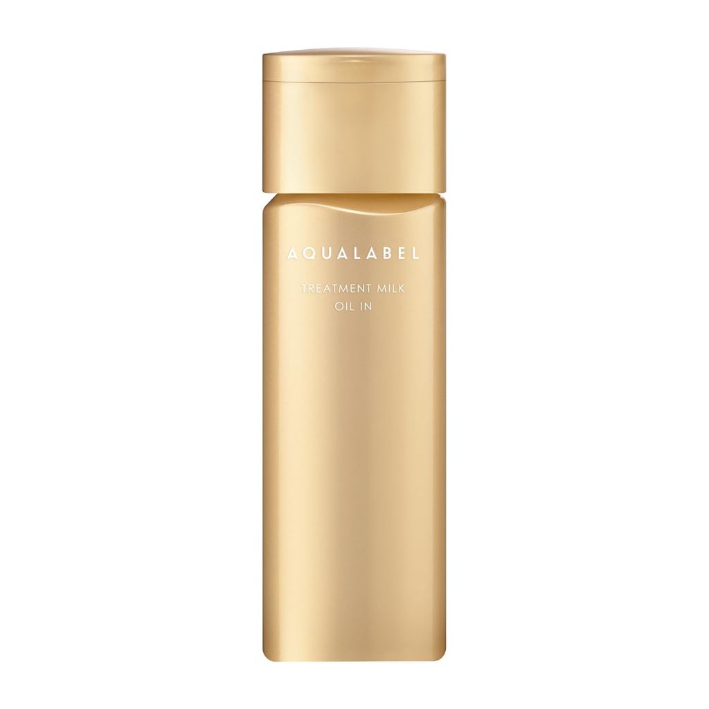 AQUALABEL Treatment Milk Oil in Anti-Aging Care Retinol Palmitate Niacinamide Moisturizing Facial Emulsion from Japan