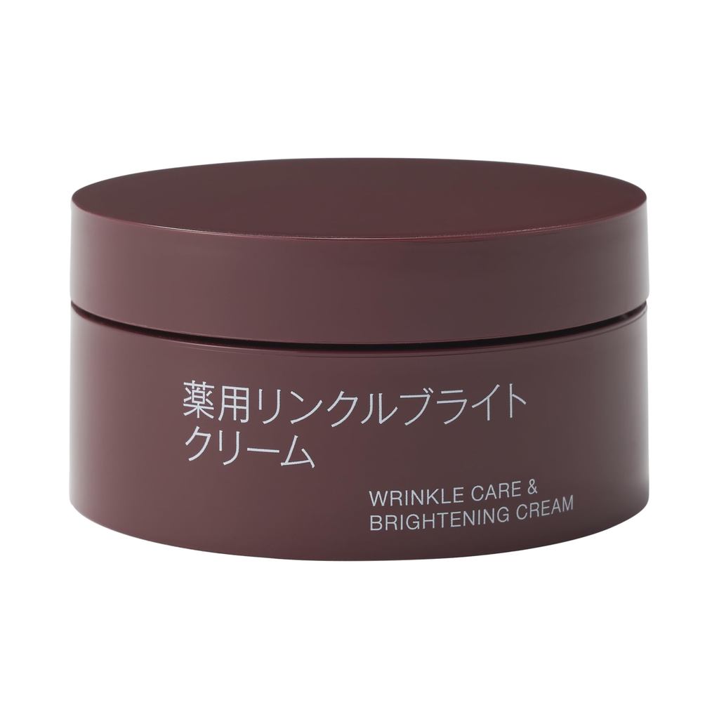 MUJI Medicated Wrinkle Bright Cream Niacinamide Dark Spot Freckle Prevention Smooth Rich Moisturizing Made in Japan