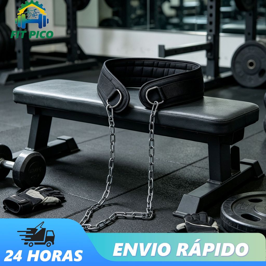 Bodybuilding Belt comes with Chain, Weight Lifting Belt Gym Fitness Washers
