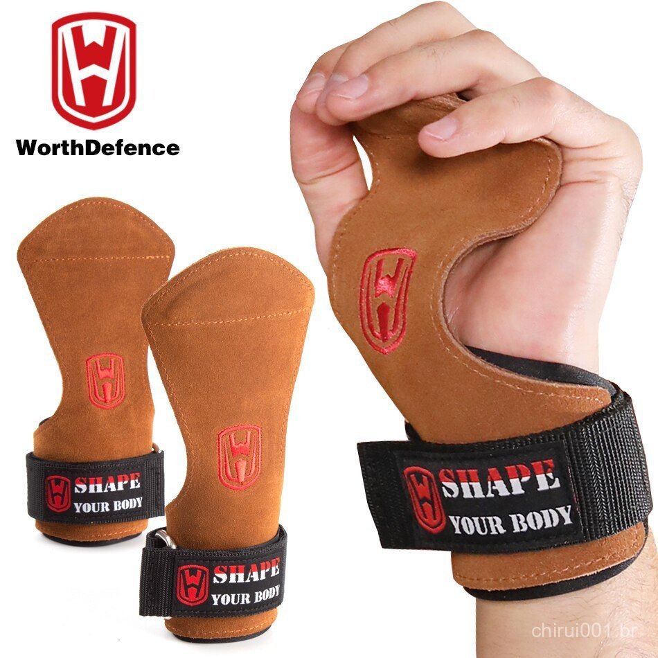 Worthdefence Horizontal Bar Gloves for Gym Sports Weight Lifting Training Crossfit Fitness Bodybuilding Workout Palm Pro