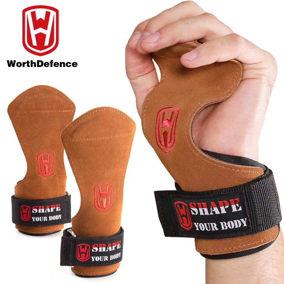 Worthdefence Horizontal Bar Gloves for Gym Sports Weight Lifting Training Crossfit Fitness Bodybuilding Workout Palm Pro