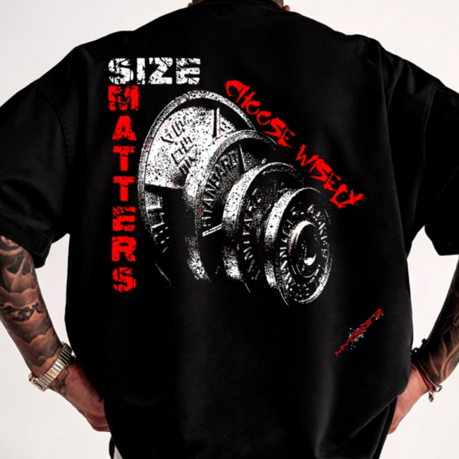 Camiseta Oversized Fitness Academia Weight Lifting Musculação Treino Masculina Preta