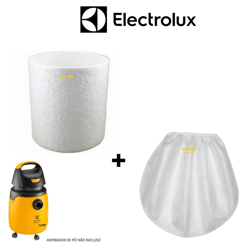 Kit Filtro Aspirador Eletrolux Gt20p Total Cleaning Machine + Touca Pano