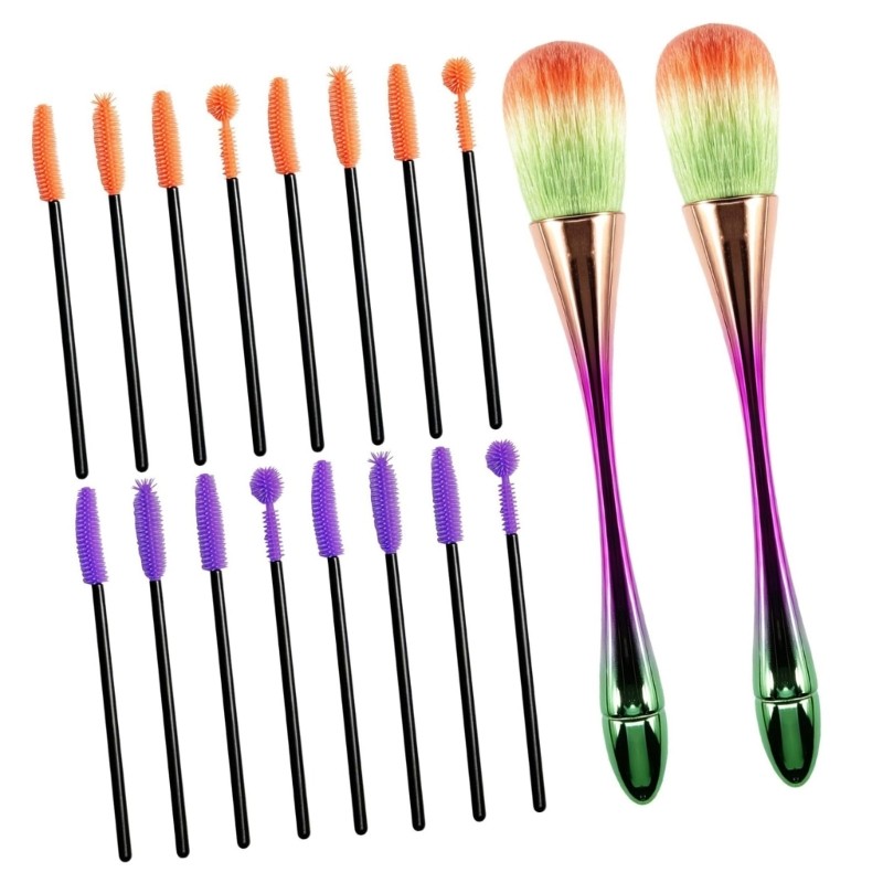 17Pcs Sewing Machine Cleaning Brush Silicone Bristles Cleaner Brush For Quilting