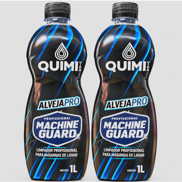 limpador de máquina de lavar Machine Guard até 2 litros remove resíduos sem danificar