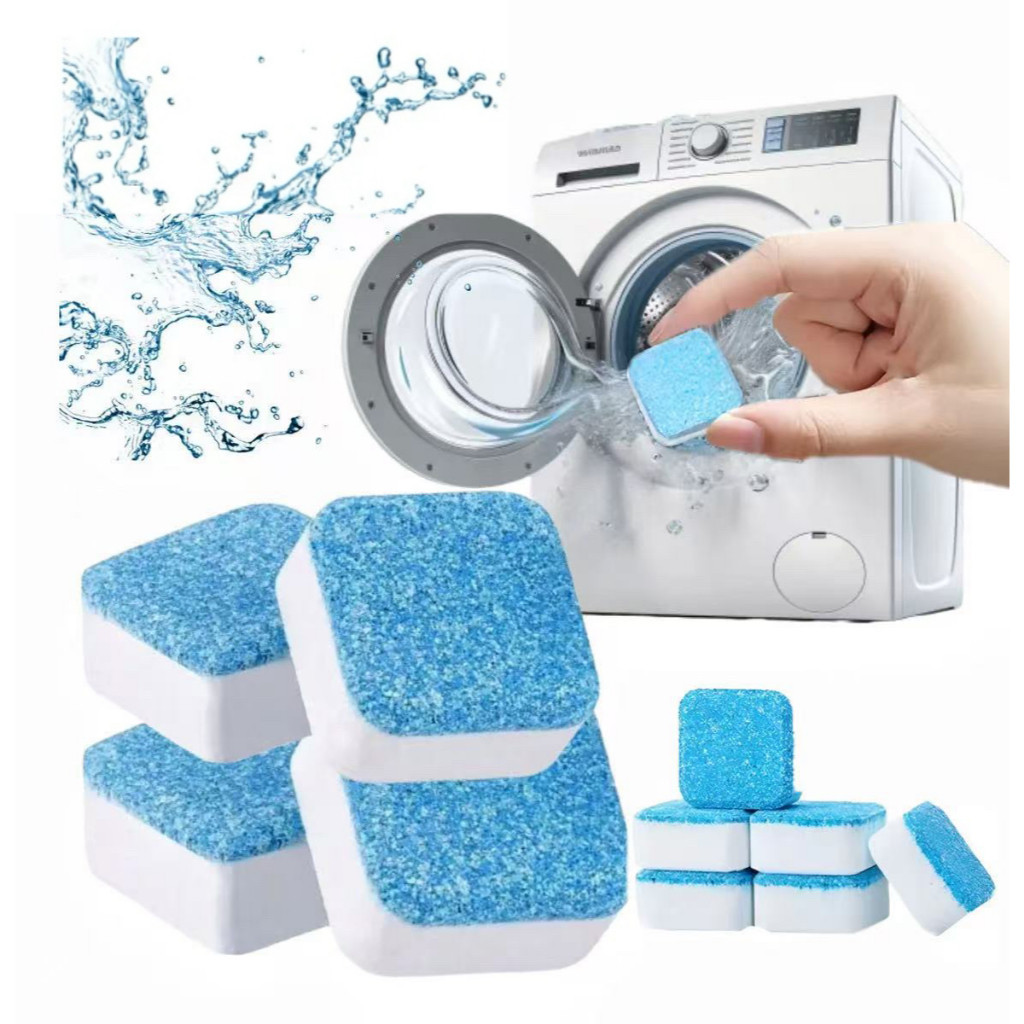 Washing machine cleaner,18/24/30/36 pcs solid effervescent tablets to remove stains.