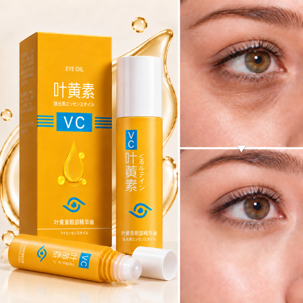 VC Lutein Eye Oil , Roller Massage , Ilumina E Firma A Área Dos Olhos