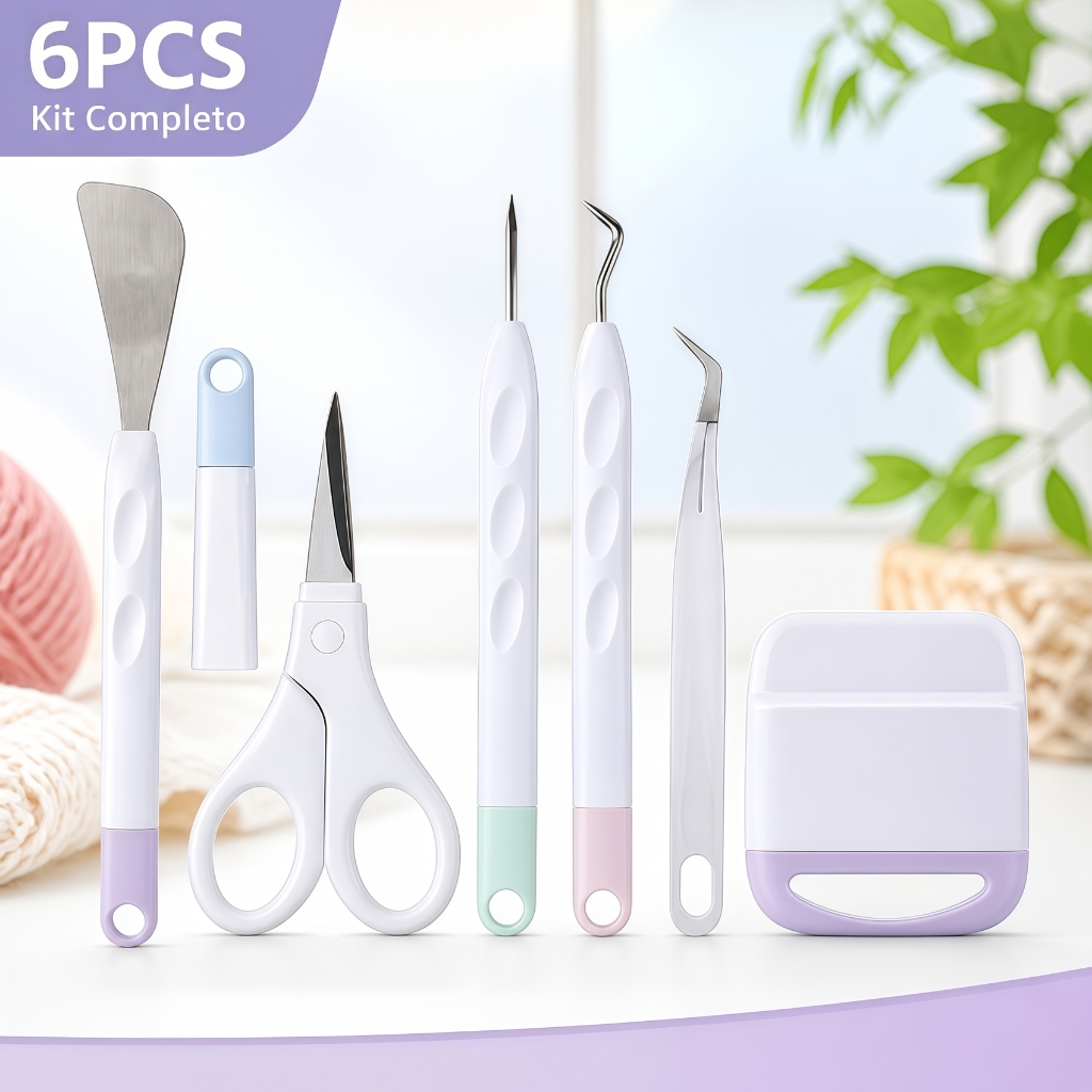 6 Pieces Cricut Maker Silhouette Vinyl Tool Set Suitable for DIY Manual