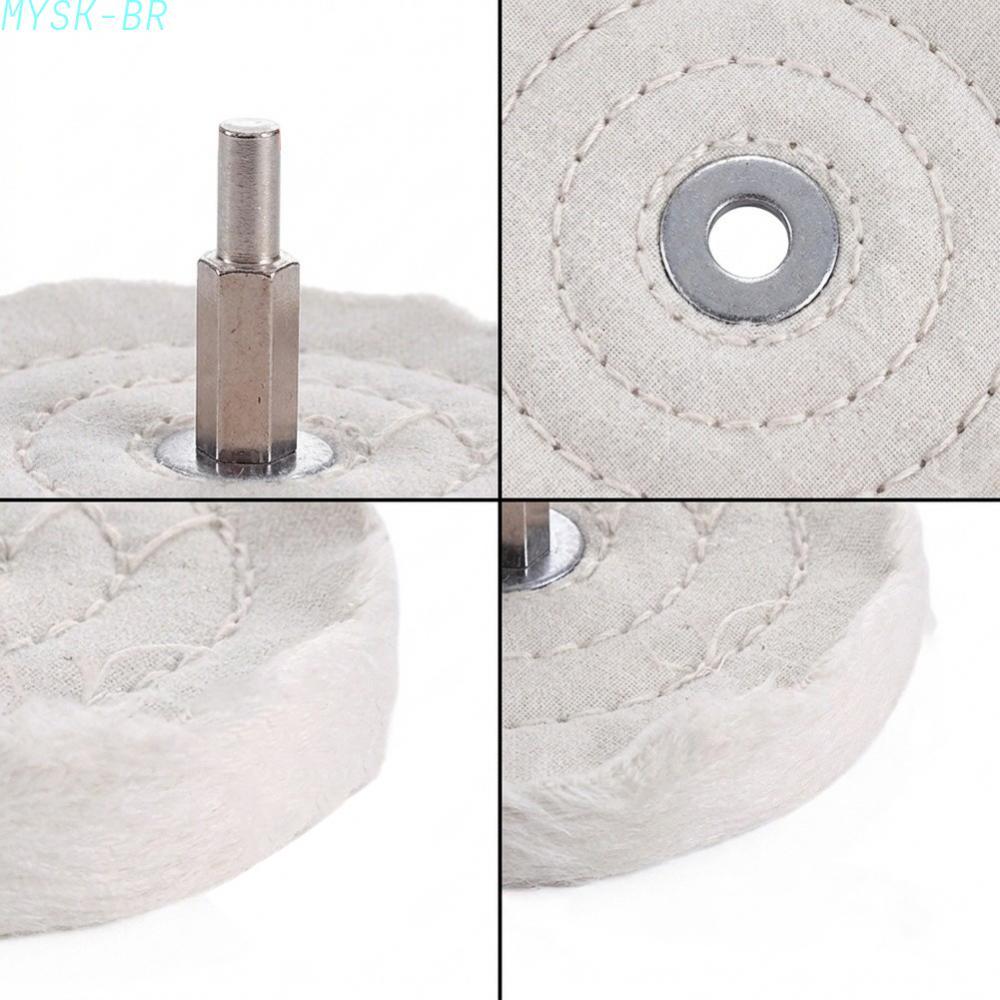 [MYSK]4in/100mm Polishing Mop Wheel Pad for Metal and Jewelry Polishing