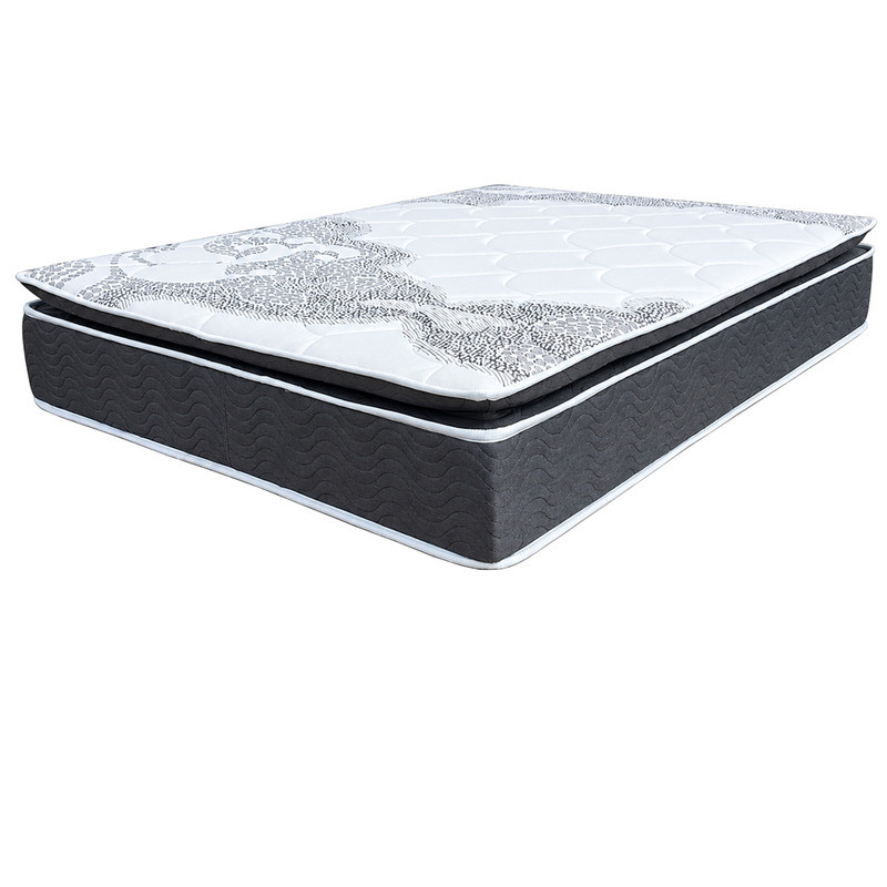 Colchão Queen Casal Molas Ensacadas Berlin com Pillow Top Para Cama Box Madeira Estofados 158x198x30cm
