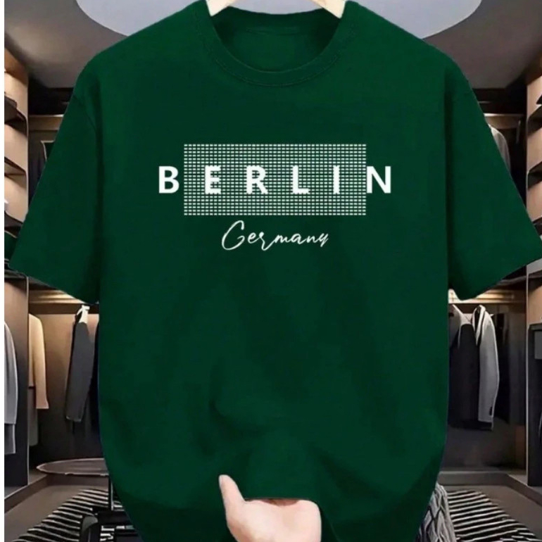 Camisa Basica Masculina Streetwear Berlin