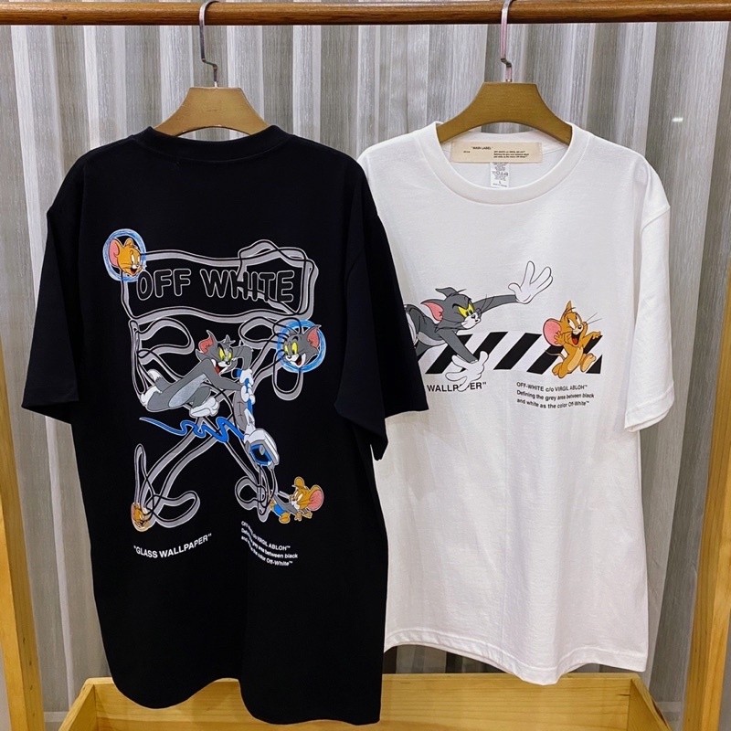 Camiseta T-shirt Unissex Algodão Running Cat Mouse - Promoção