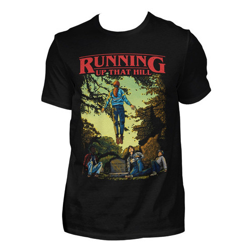 Camiseta Unissex Stranger Things Running Up That Hill