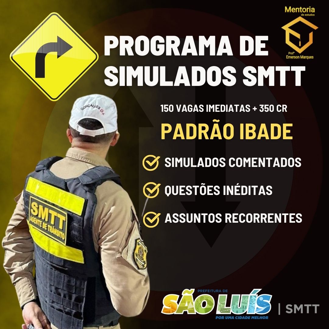 Programa de Simulados COMENTADOS SMTT